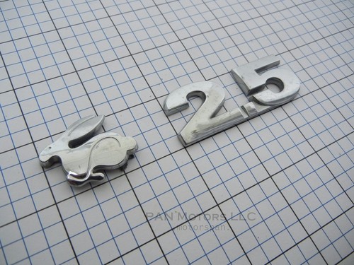 Rabbit trunk emblem - 2.5,